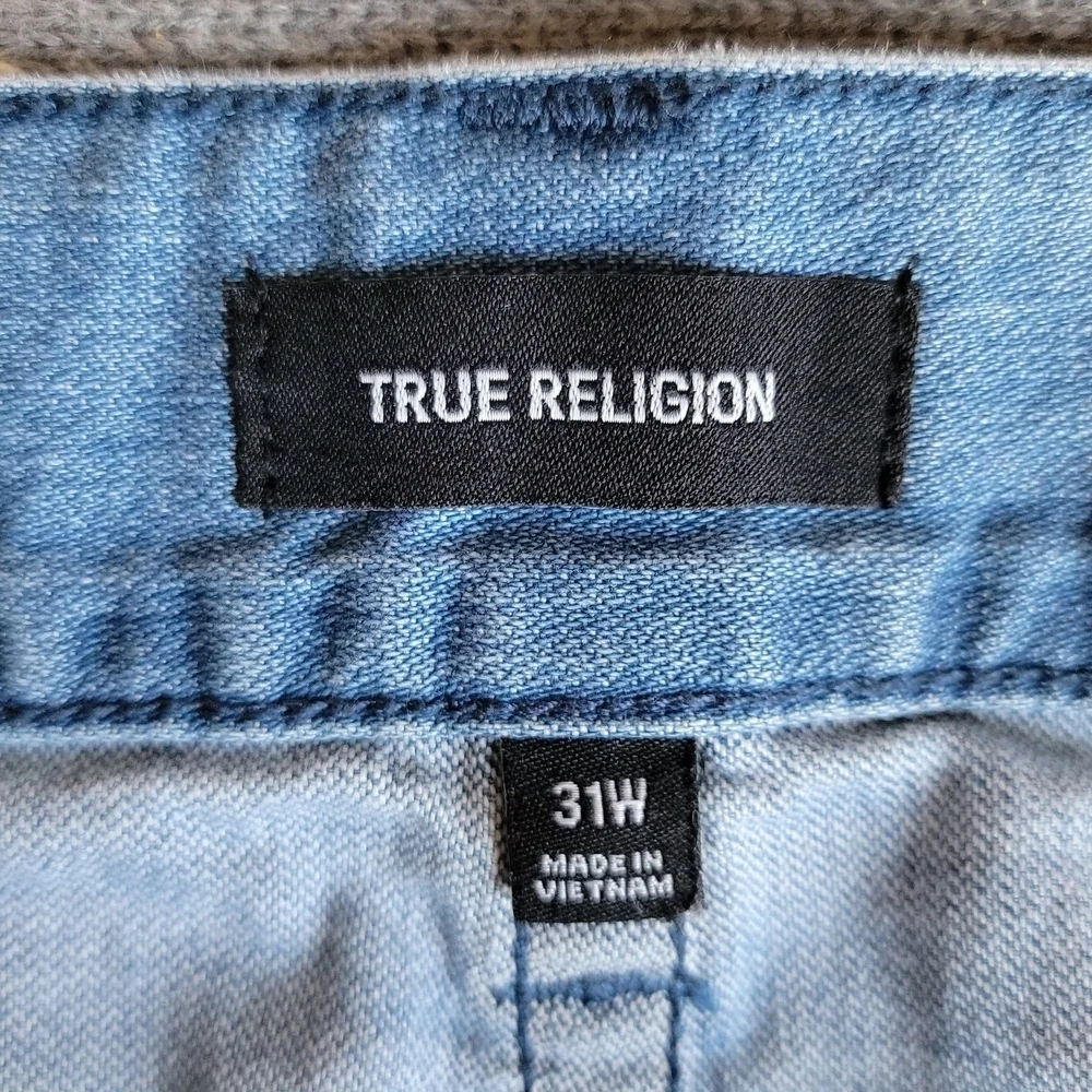 True Religion Classic Men's Blue Denim Jeans Size 31W